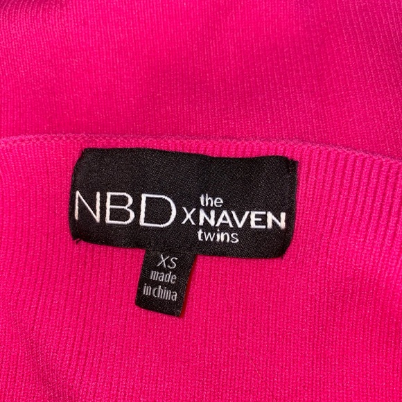 Hot Pink Bodycon Dress - Revolve - Picture 6 of 6